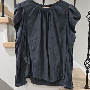 Current Air - Green-Gray Blouse